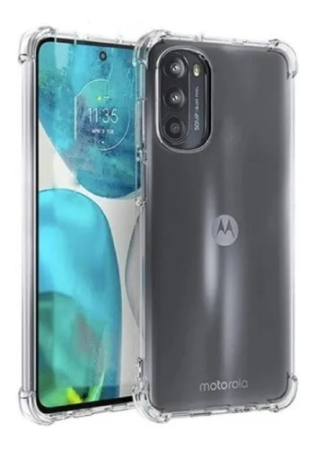 Funda Tpu Reforzada Para Motorola Moto G52 + Templado 5d