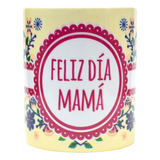 Taza De Ceramica, Feliz Dia Mamá, Para Regalo, 11oz, Rosa