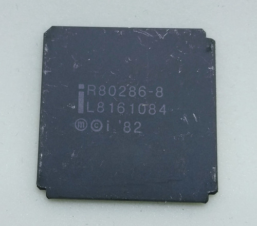 Componente Eletrônico Processador R80286-8  Intel 286