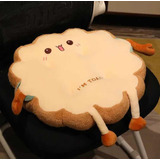 Cojin Almohada O Silla Con Forma De Tostada Kawaii. Le Gatò