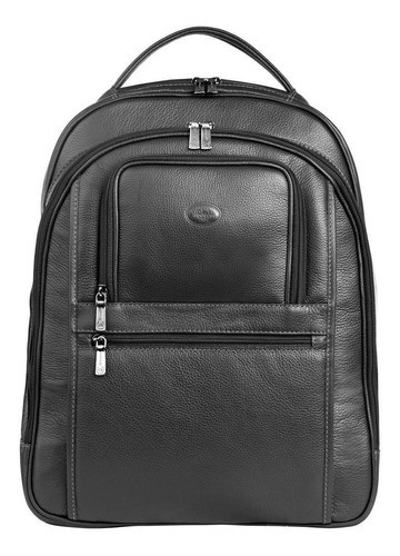 Mochila Para Notebook 14' Em Couro Business Preto