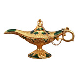 Muyier Genie Lamp Desktop Ornament Vintage For Decoración