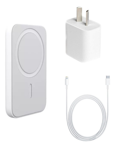 Batería Inalámbrica Para iPhone + Adaptador 20w + Cable C 