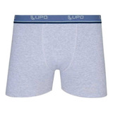 1 Cueca Cinza Boxer Box Lupo Masculina Algodão Original