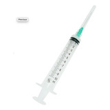 Jeringa Desechable 1 Ml Con Aguja Luer Slip Uso Veterinario.