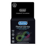 Preservativo Retardante Durex De Latex Cont 3 Pz.