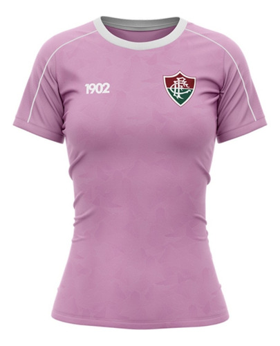 Camisa Fluminense Feminina  Baby Look  Sea  Dry Max Oficial 