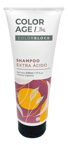 Shampoo Extra Ácido Color Block Color Age X230ml