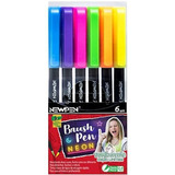Brush Pen Neon C/6 Cores Newpen