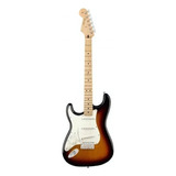 Guitarra Eléctrica Para Zurdo Fender Player Stratocaster De Aliso 2010 3-color Sunburst Brillante Con Diapasón De Arce