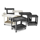 Rubbermaid Commercial Products 2-shelf Utility/service Cart,