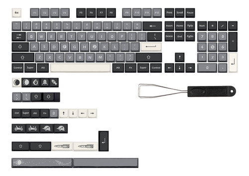 Teclas Keyca Double Shot Pbt De 133 Teclas Para Teclado Mecá