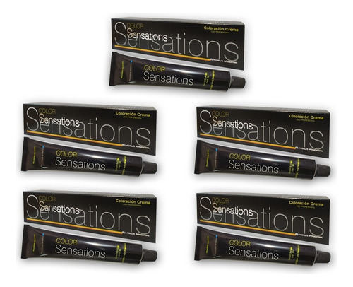  Promo 5 Tinturas Cabello Angelis Color Sensations 60gr Pelo Tono Varios