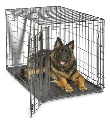 Jaula Perro Metalica Plegable 121 X 75.5 X 82 Transportadora