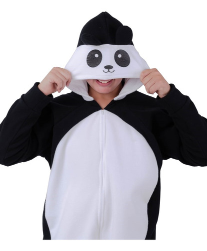 Pijama Oso Panda Adulto Disfraz Enterizo Animales Kigurumi