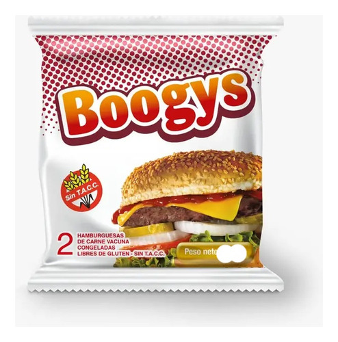 Combo Hamburguesas 40 Boogys + Pan 120grs 