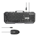 Teclado + Mouse Gamer Usb Con Luz Led. Marca Banda