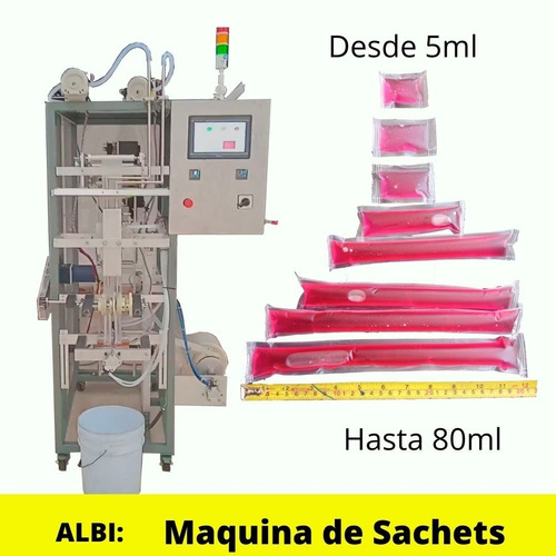 Maquina De Bolis Tipo Bon Ice Sachet Automática Embolsadora