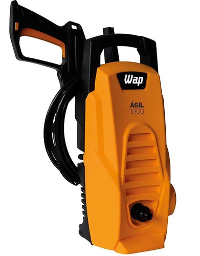 Lavadora Alta Pressão 1300psi Ágil 1800 Wap + Desentupidora Cor Amarelo/preto 220v