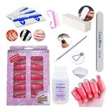 Kit Removedor Uv Esmaltes Semipermanentes Broches  Gel Wipes