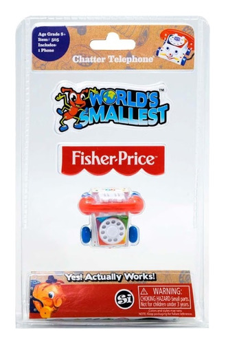 Mini Figura Teléfono Chatter Fisher-price World's Smallest 