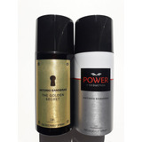 Kit 2 Perfumes Antonio Banderas The Golden Secret + Power Of