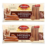 2 Packs 200gr C/u Galletas Savoia Chocolate Soletas Tiramisu