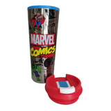 Vaso Termo Mug Metálico 400ml Marvel Comics 