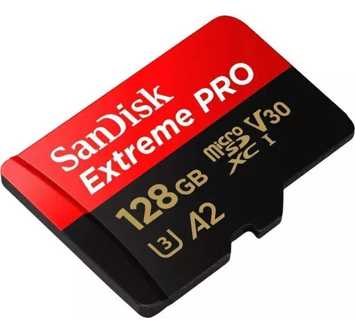 Tarjeta De Memoria Extreme Pro Micro Sd 128gb P/gopro & Dron