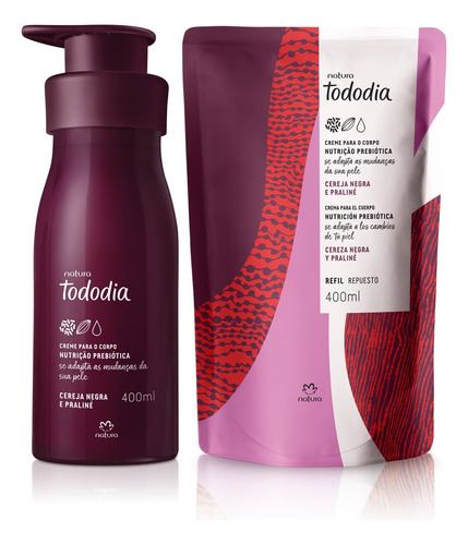 Combo Hidratante Corporal Natura 400ml + Refil Escolha O Kit