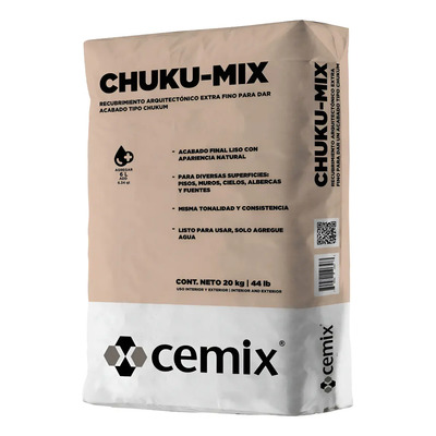 Recubrimiento Chukum Cemix para Pisos y Muros de 20 kg | Envío gratis