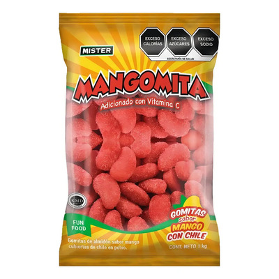 Gomita Mango Enchilado 1 Kg Aroma Natural Sin Lactosa | MercadoLibre