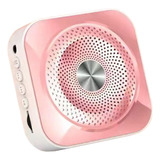 Mini Amplificador De Voz Altavoz Personal Megáfono Rosa
