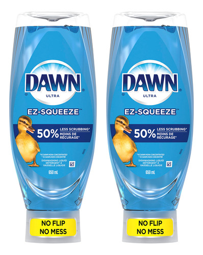Dawn Squeeze Detergente Ultra Concentrado, 650 Ml - 2 Uni. 