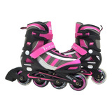 Patins Traxart Infanto Juvenil Energy Pink - Regulável