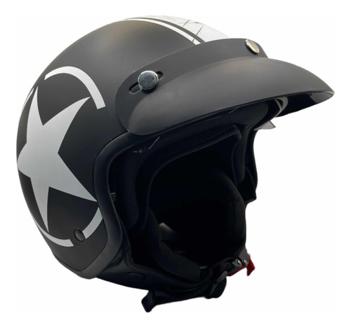 Casco Moto Italika Certificado Dot Estrella Gafas Visera