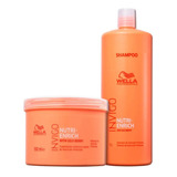 Kit Wella Nutri-enrich Shampoo 1l & Máscara 500g + Brinde