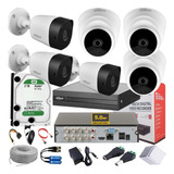 Kit Dahua 5mpx  Dvr 5 Mpx  8 Ch + 6 Cám 5 Mpx + Accesorios