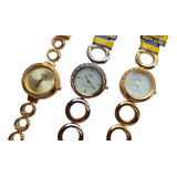 Reloj Qyq Dama Tipo Joya Pulso Acero Original + Obsequio 