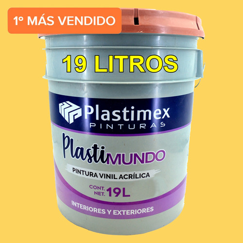 Pintura Vinilica Plastimex Colores Varios Interior/exterior