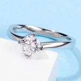 Anillo De Compromiso Diamante Moissanita Zephir 0.5ct - Vana