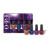 Opi Nail Lacquer Big Zodiac Energy Mini Kit X 4unid. 3.75 Ml Color Azul-violeta-bordo-salmon