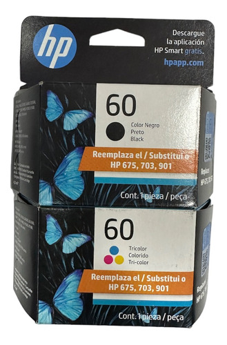 Cartuchos Hp 675 Negro Y 675 Color Originales