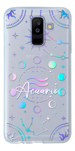 Funda Para Galaxy Uso Rudo Para Mujer Signo Zodiaco Acuario