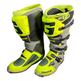 Botas Motocross Enduro Gaerne Sg12 Amarillo Gris Ws