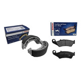 Kit Frenos Bosch Pastilla Zapata Honda Xr 125 150 L Gaona