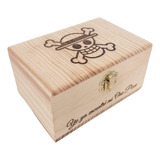 Caja Musical One Piece Sake De Binks 15x10 Grabado Personali