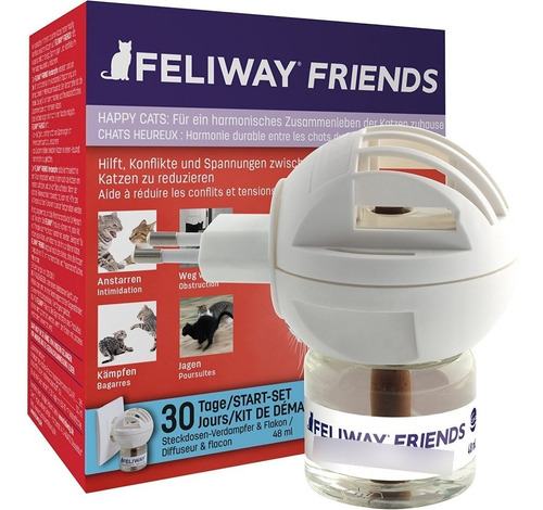 Feliway Friends Difusor + Repuesto 48 Ml - Aquarift Vet