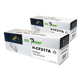 2 Toner Cf217a (17a) Ink-power