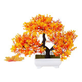 Árbol Bonsái Artificial Con Maceta Para Decoración Del Hogar